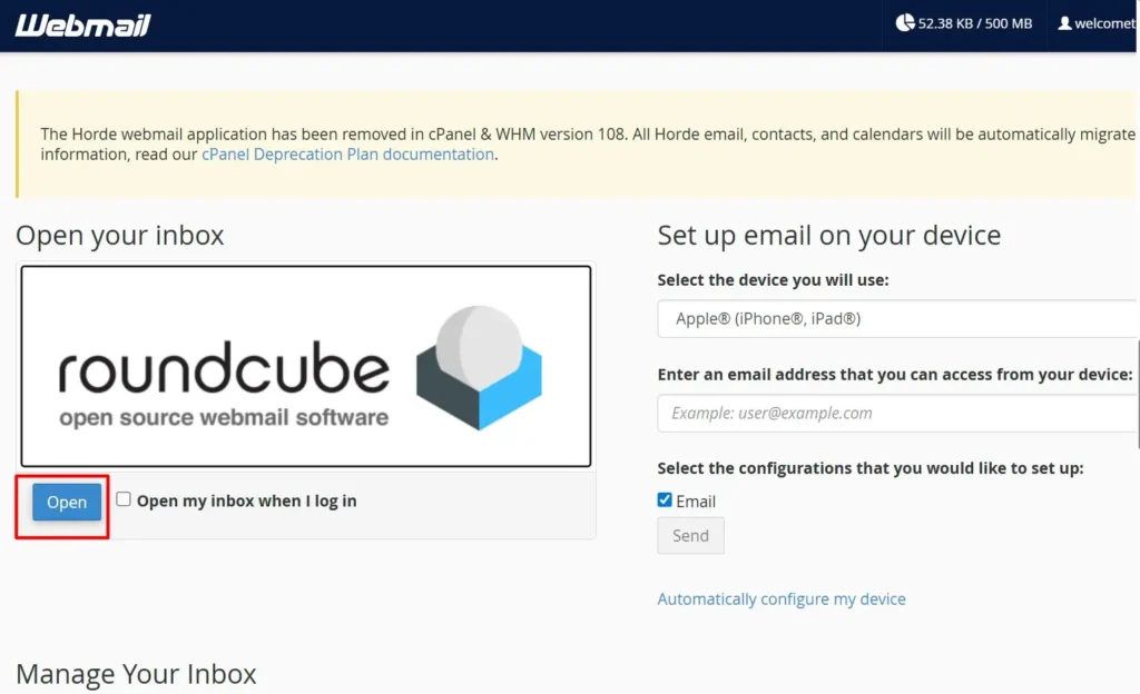 Open Web Mail